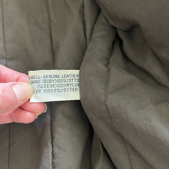 Vintage Outback Tan Leather Jacket for Men size large - Picture 9 of 13